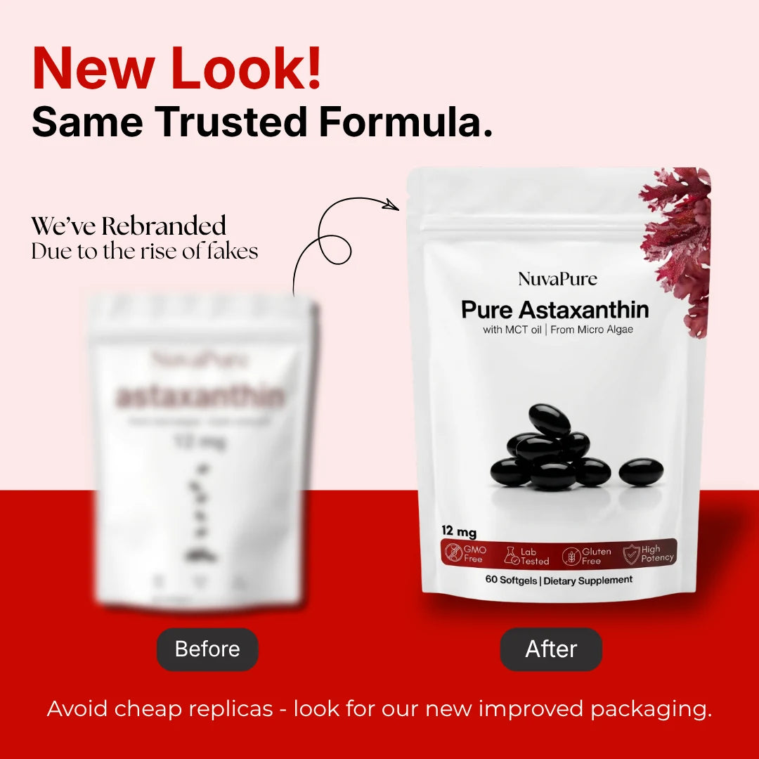 Pure 12mg Astaxanthin | with MCT Oil