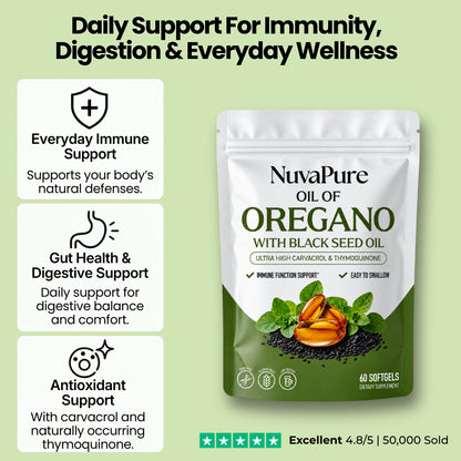 Oil of Oregano | With Black Seed Oil
